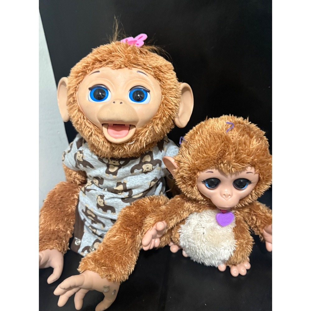 Interactive‎ FurReal Friends Baby Monkey Plush Toy with Accessories